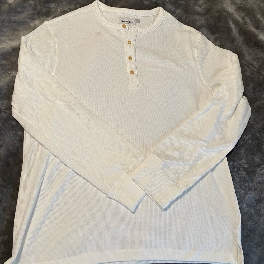 Mens long sleeve button up